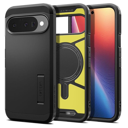 ETUI DO GOOGLE PIXEL 10 | 10 PRO do MAGSAFE SPIGEN ARMOR ORYGINALNE CZARNE