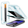 Spigen GLAS.TR EZ FIT Privacy 2-Pack - Tempered glass with privacy filter for Google Pixel 9 / 9 Pro 2 pcs