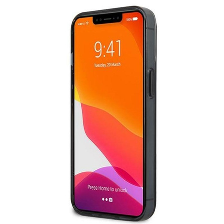 Karl Lagerfeld Choupette Head - iPhone 13 Pro Tasche (klar / schwarzer Rahmen)