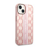 Karl Lagerfeld Mono Vertical Stripe - Coque pour iPhone 14 (rose)