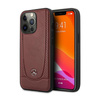 Mercedes Leather Urban Line - Étui pour iPhone 14 Pro (rouge)
