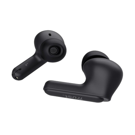 Trust Yavi - Bezdrátová sluchátka do uší TWS Bluetooth s nabíjecím pouzdrem a ENC (černá)