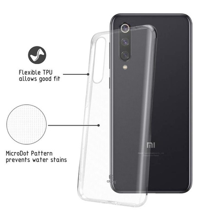 Crong Crystal Slim Cover - Xiaomi Mi 9 Case (Transparent)