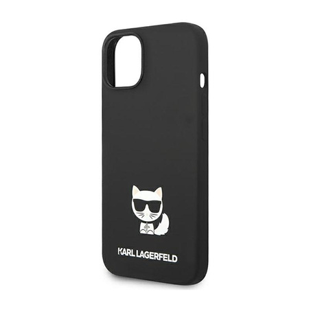 Karl Lagerfeld Choupette Body - pouzdro pro iPhone 14 (černé)