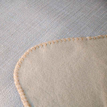 Fleece blanket 170x130 (Cream)