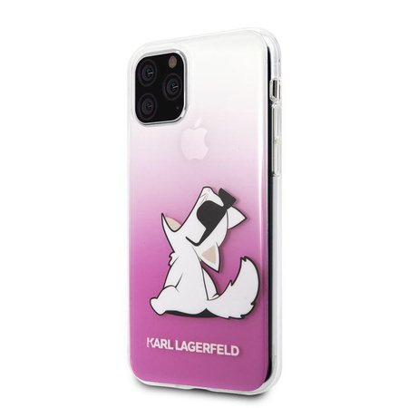 Karl Lagerfeld Choupette Fun Sunglasses - Coque iPhone 11 Pro (rose)