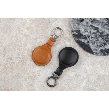 Moshi AirTag Key Ring - Brelok premium do Apple AirTag (Caramel Brown)