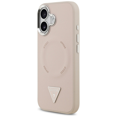 Guess Triangle Logo MagSafe - Case iPhone 17 (Pink)