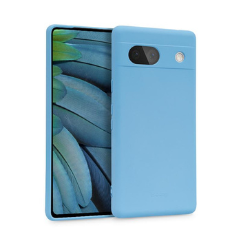 Crong Color Cover - Étui Google Pixel 7A (bleu)