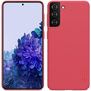 Nillkin Super Frosted Shield - Étui Samsung Galaxy S21+ (Rouge vif)