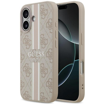 Guess 4G Printed Stripes MagSafe - Case iPhone 17 (pink)