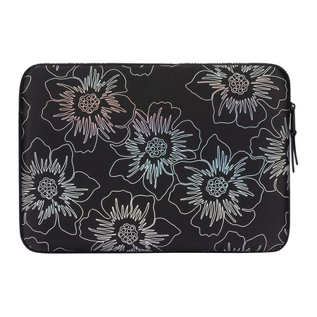 Kate Spade New York Puffer Sleeve - MacBook Pro 14" / Notebook 14" Cover (Hollyhock Iridescent Black)