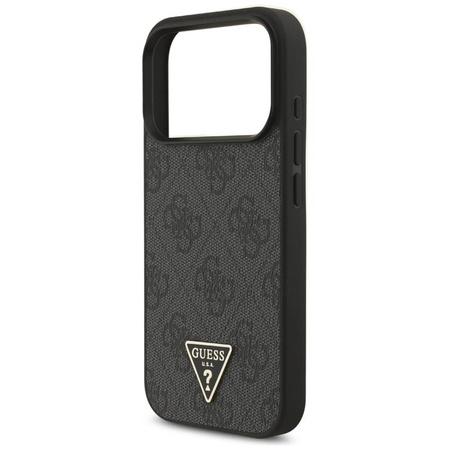 Guess 4G Strap Triangle Logo MagSafe - Case for iPhone 17 Pro (black)