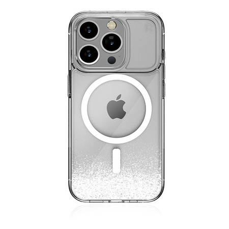 STM Relax Sand MagSafe - pouzdro pro iPhone 15 Pro Max (čiré / bílé)