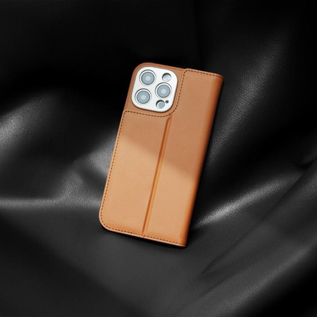 Moshi Overture MagSafe - Leather 3-in-1 flip case for iPhone 16 Pro (Caramel Brown)