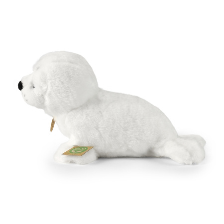 Rappa - Peluche mascotte realistica foca bianca 25 cm Eco-Friendly