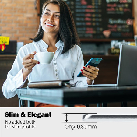 Crong Crystal Slim Cover - Etui Samsung Galaxy S20 (Transparent)