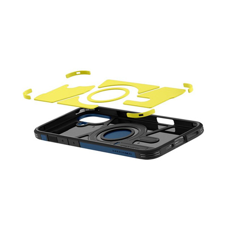 Spigen Tough Armor MagSafe - Hülle für iPhone 16 (Marineblau)