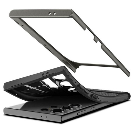 Spigen Neo Hybrid - tok Samsung Galaxy S24 Ultra (Gunmetal)