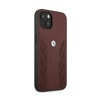 BMW Leder Curve Perforate HC - Tasche iPhone 13 mini (rot)