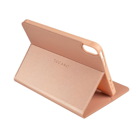 TUCANO Metal - Etui écologique iPad mini 7 (2024) / mini 6 (Rose Gold)