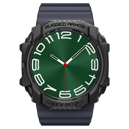 Spigen Rugged Armor - Obudowa do Samsung Galaxy Watch Ultra 47 mm (2025/2024) (Matte Black)