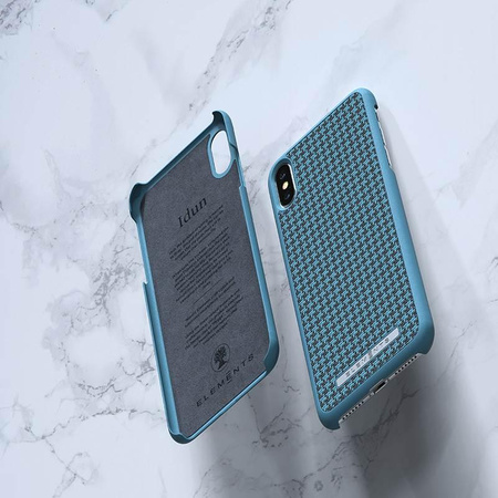 Nordic Elements Saeson Idun - Coque en matériau pour iPhone Xs Max (Petrol)