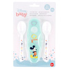 Mickey Mouse - Feeding spoon 2 pcs + case (Cool)