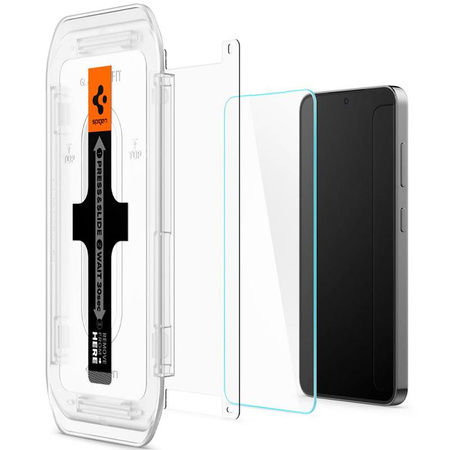 Spigen GLAS.TR EZ FIT 2-Pack - Tempered glass for Samsung Galaxy S25 / S24 (2 pieces)