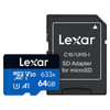 Lexar - Karta pamięci microSDXC 4K UHD pojemność 64 GB