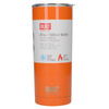BUILT Vacuum Insulated Tumbler - Mug thermique en acier isolé sous vide 600 ml (Orange)