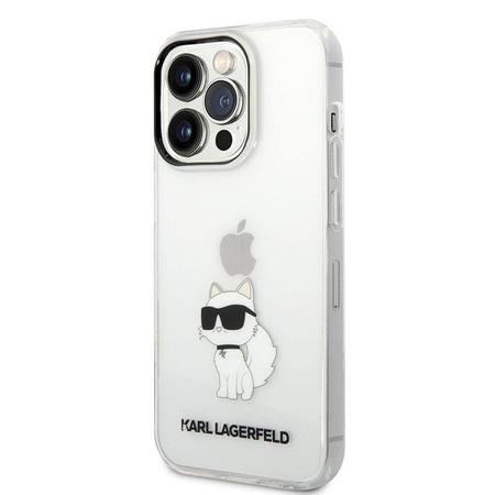 Karl Lagerfeld IML NFT Choupette - pouzdro pro iPhone 14 Pro (průhledné)