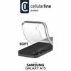 Cellularline Soft - Pouzdro Samsung Galaxy A15 4G / 5G (průhledné)