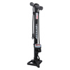 Dunlop - Floor pump for bikes, balls, mattresses with pressure gauge (Black)