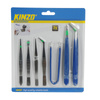 Kinzo - Set of precision tweezers 7 pcs