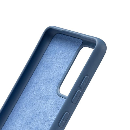 Crong Color Cover - Étui Samsung Galaxy A72 (bleu)