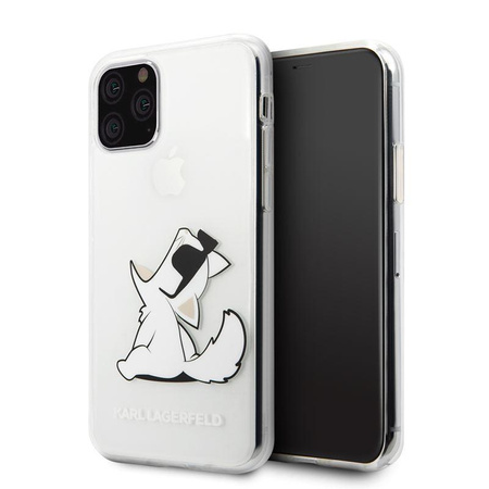 Karl Lagerfeld Choupette Fun Sunglasses - Coque iPhone 11 Pro (Transparent)