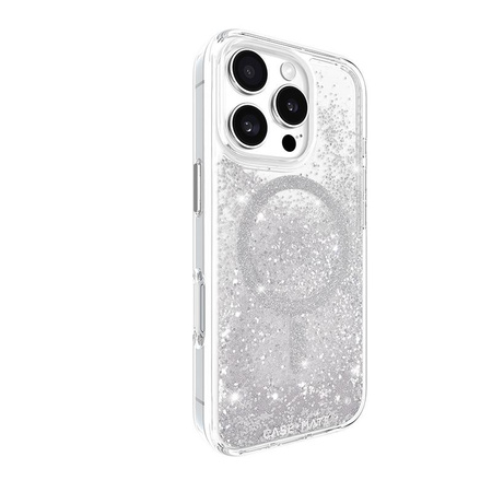 Case-Mate Wasserfall MagSafe - iPhone 16 Pro Tasche (Silber)