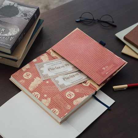 Harry Potter - Bloc-notes / Carnet de notes A5 avec stylo Plate-forme 9 3/4
