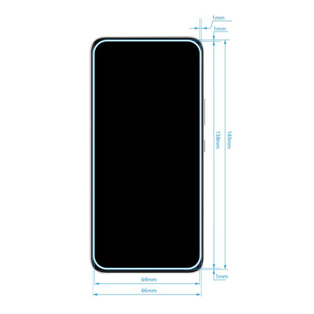 Crong 7D Nano Flexible Glass - 9H hibrid üveg a Samsung Galaxy S22 teljes képernyőjére