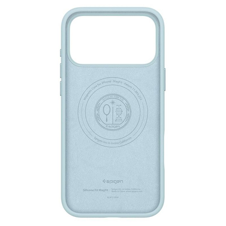 Spigen Silicone Fit Mag MagSafe - Hülle für iPhone 17 Pro (Mute Blue)