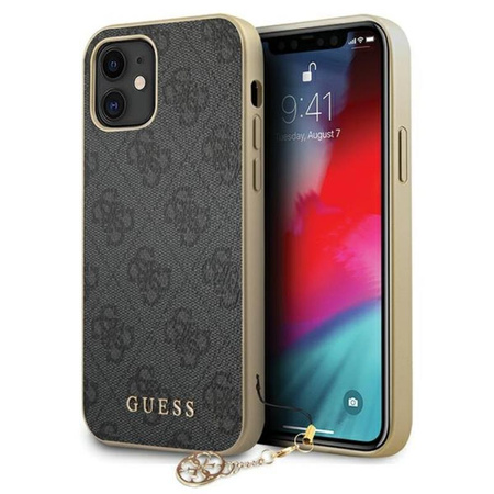 Guess 4G Charms Collection - iPhone 12 mini tok (szürke)