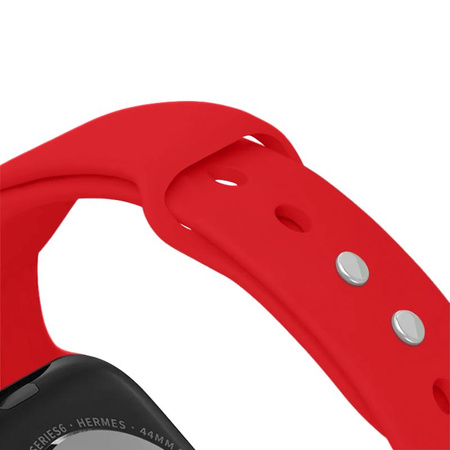 Crong Liquid - Strap for Apple Watch 42/44/45/49 mm (red)