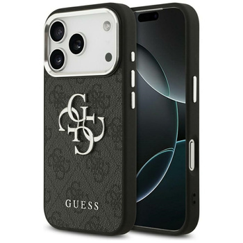 Guess 4G Big 4G Classic Logo - Case iPhone 17 Pro Max (Black / Silver)