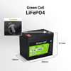 Green Cell - LiFePO4 12V 12.8V 80Ah Batterie für Photovoltaikanlagen, Wohnmobile und Boote