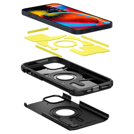 Spigen Tough Armor MagFit - iPhone 14 Plus MagSafe Case (Black)