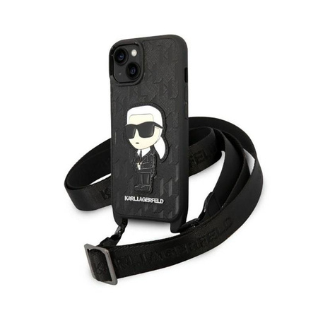 Karl Lagerfeld NFT Monogram Ikonik Patch - iPhone 14 Case (black)