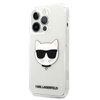 Karl Lagerfeld Choupette Head - pouzdro pro iPhone 13 Pro Max (průhledné)