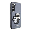 Karl Lagerfeld NFT Saffiano Karl & Choupette - Samsung Galaxy S23+ Case (grey)