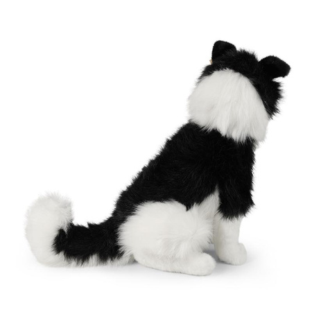 Rappa - Plüss valósághű kabala Border Collie kutya ülve 40 cm Környezetbarát